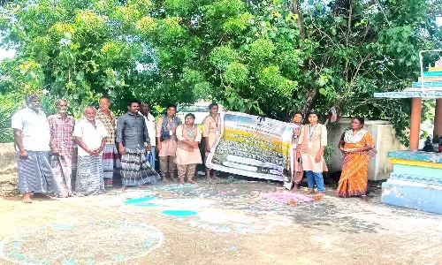 வி.ஐ.டி. வேளாண் மாணவிகள் பயிற்சி