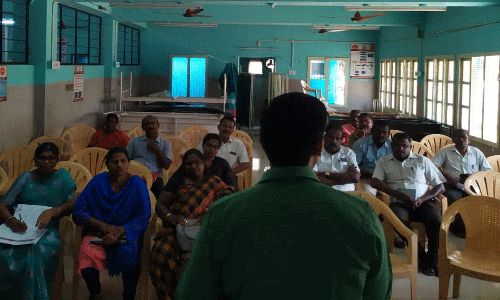 சுகாதாரம் குறித்த கலந்தாய்வு கூட்டம்