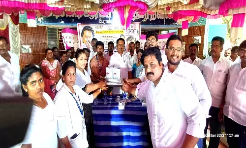 ஆரம்ப சுகாதார நிலையத்திற்கு நலத்திட்ட உதவிகள்