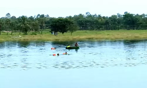 ஏரியில் மூழ்கி முதியவர் பலி