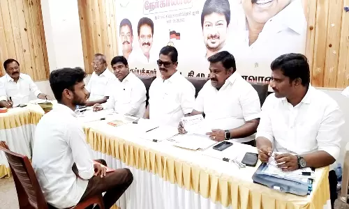 தி.மு.க. மாணவரணி அமைப்பாளர் பதவிக்கு நேர்காணல்