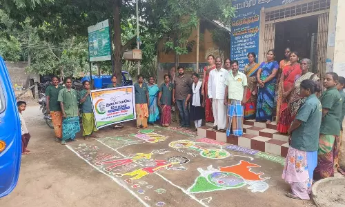 காட்டகரம் ஊராட்சியில் தூய்மை பாரத விழிப்புணர்வு