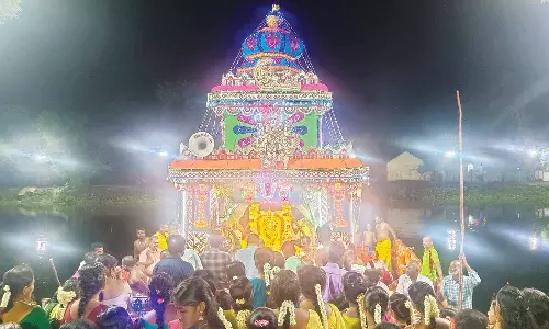 ஸ்ரீநிவாசபெருமாள் கோவிலில் தெப்ப திருவிழா