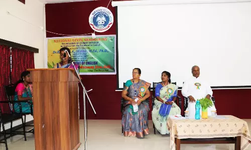 தருமபுரி தொன்போஸ்கோ கல்லூரியில் இலக்கியத் திறனாய்வு குறித்த கருத்தரங்கு