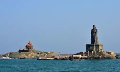 கன்னியாகுமரியில் இன்று 2-வது நாளாக கடல் நீர்மட்டம் திடீர் தாழ்வு