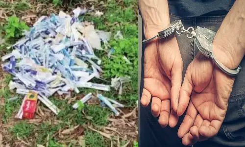 பேரணாம்பட்டு வனப்பகுதியில் கழிவுகளை கொட்டிய கர்நாடக மருந்து கடை உரிமையாளர் கைது