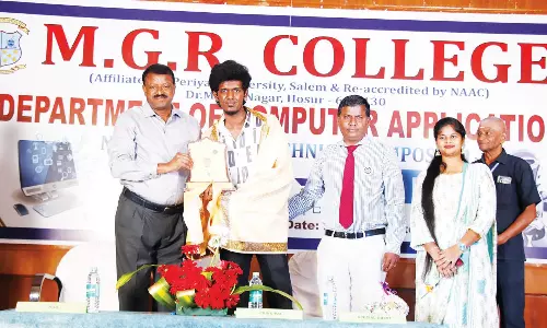 எம்.ஜி.ஆர் கல்லூரியில்   வைஃப்  5கருத்தரங்கு