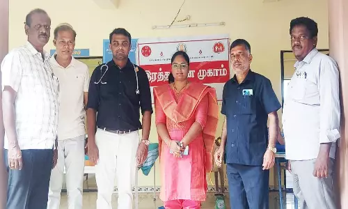 ஒட்டன்சத்திரம் அருகே ரத்ததான முகாம்