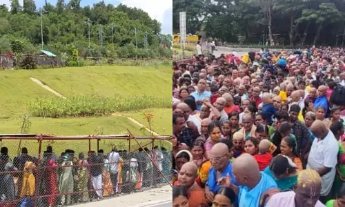 திருப்பதியில் அலைமோதும் பக்தர்கள் கூட்டம்: சாமி தரிசனத்திற்கு 48 மணி நேரம் ஆகிறது