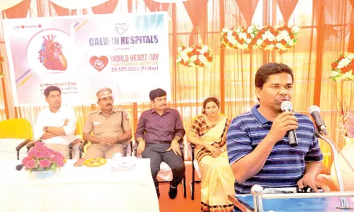 கால்வின் மருத்துவமனை நடத்திய மராத்தான் போட்டியில் வென்றவர்களுக்கு பரிசுகள்