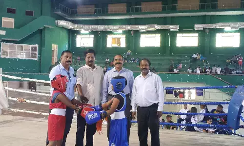 மாநில அளவிலான பாக்ஸிங் போட்டி