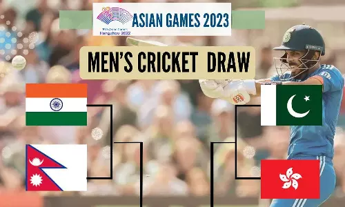 ஆசிய விளையாட்டு கிரிக்கெட் -  இந்தியா, நேபாளம் அணிகள் நாளை காலிறுதியில் மோதல்