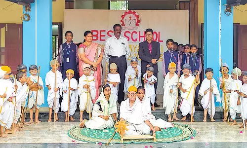 பெஸ்ட் மேல்நிலைப்பள்ளியில் சர்வதேச அகிம்சை தினம்