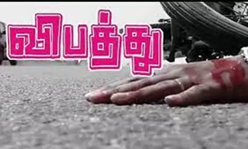 சேலத்தில் மோட்டார் சைக்கிள் விபத்தில் வாலிபர் சாவு