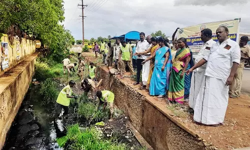 ஆலங்குளம் பேரூராட்சியில் தூய்மை பணி