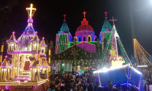 கருமத்தம்பட்டி புனித ஜெபமாலை அன்னை ஆலய தேர்த்திருவிழா