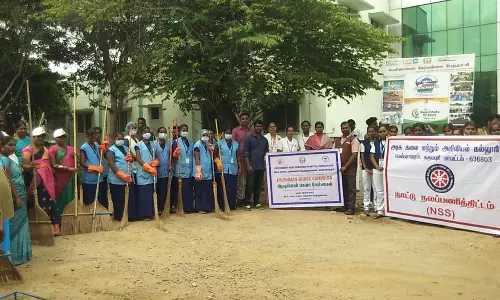 பேரூராட்சி நிர்வாகம் சார்பில் பென்னாகரத்தில் தூய்மை பணி முகாம்