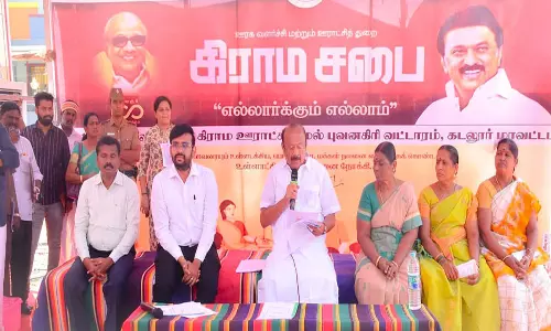 லால்புரம் ஊராட்சியில் கிராம சபை கூட்டம்: அமைச்சர் எம்.ஆர்.கே. பன்னீர்செல்வம் கலந்து கொண்டார்