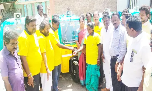 திருவண்ணாமலை நகராட்சி தூய்மை பணிக்கு 39 குப்பை வாகனங்கள்