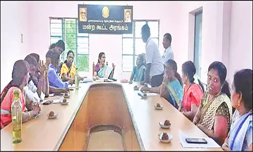 மூலைக்கரைப்பட்டி பேரூராட்சி மன்ற கூட்டம்