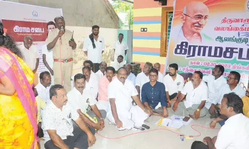 ஆலங்குடி ஊராட்சியில் கிராம சபை கூட்டம்