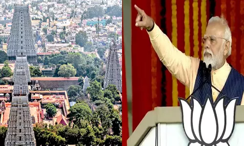 இந்து கோவில்களை திமுக அரசு நிர்வகிப்பதை காங்கிரஸ் தட்டி கேட்குமா? பிரதமர் கேள்வி