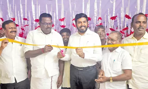 பால்பண்ணைச்சேரியில் புதிய அங்காடி கட்டிடம்