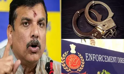 டெல்லி மதுபான வழக்கு: ஆம் ஆத்மி எம்.பி. சஞ்சய் சிங் கைது