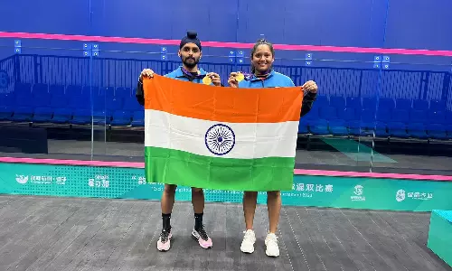 ஆசிய விளையாட்டு 2023 - ஸ்குவாஷ் போட்டியில் தங்கம் வென்றது இந்தியா