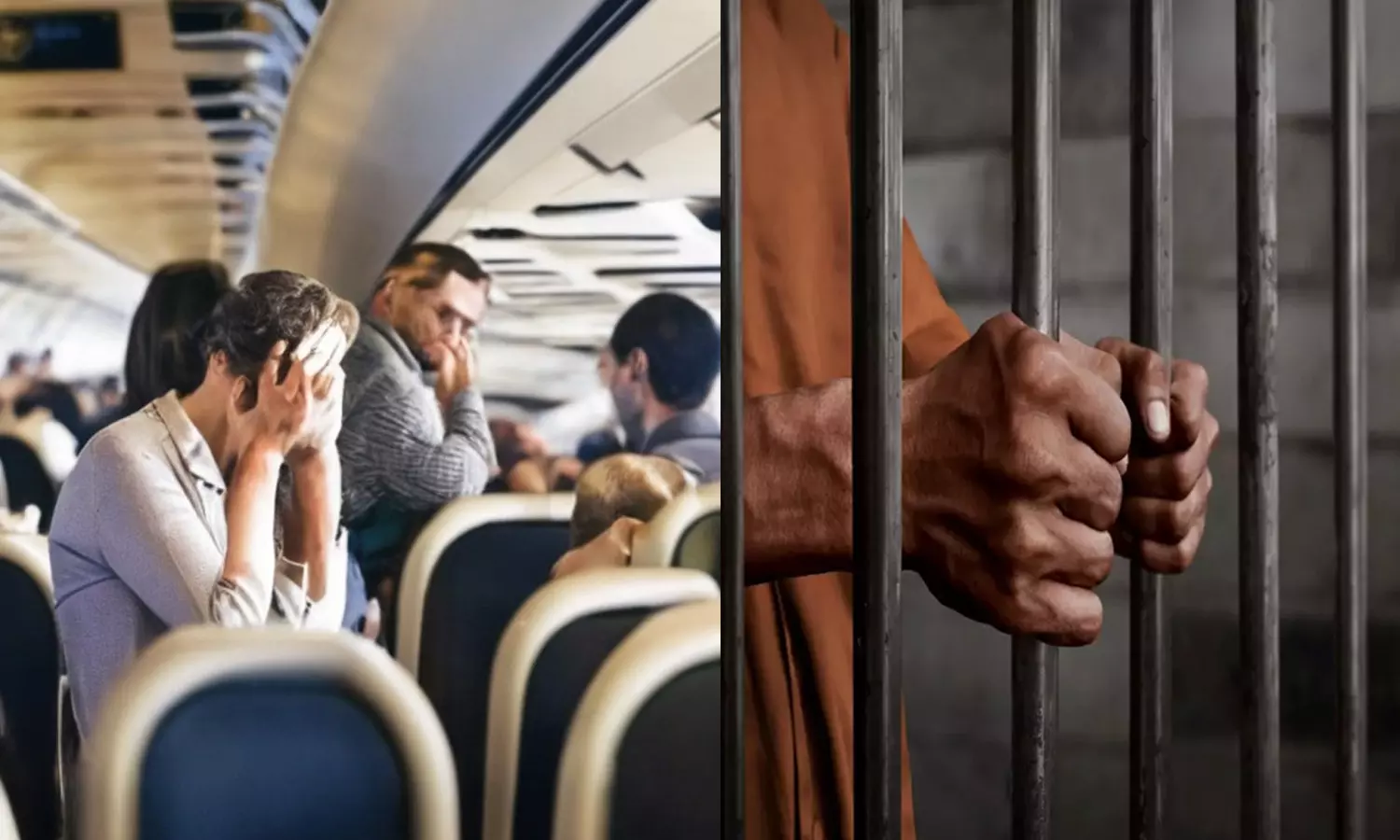 விமானத்தில் தகாத செயல்; விடாது துரத்திய சட்டம்: சிறைக்கு செல்லும் பயணி விமானத்தில் தகாத செயல்; விடாது துரத்திய சட்டம்: சிறைக்கு செல்லும் பயணி