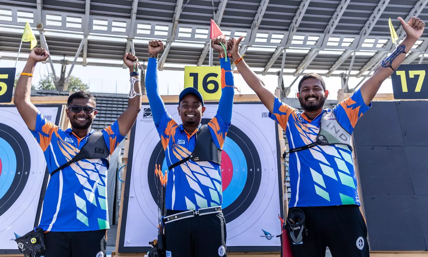 வில்வித்தை ஆண்கள் ரிகர்வி குழு இறுதிப்போட்டியில்... ... ஆசிய விளையாட்டு போட்டி: கபடி, கிரிக்கெட்டில் தங்கம் வென்று இந்தியா அசத்தல்- பதக்கம் 107ஆனது! லைவ் அப்டேட்ஸ்