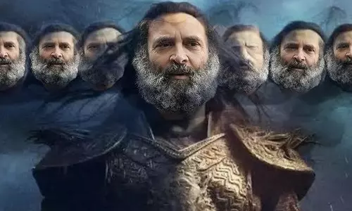 ராகுல் காந்தி ராவணனாக சித்தரிப்பு: பா.ஜ.க - காங்கிரஸ் மோதல்