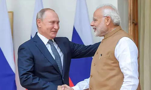 மோடி தலைமையில் இந்தியா வலிமையான நாடாக மாறி வருகிறது- ரஷிய அதிபர் புதின் பாராட்டு