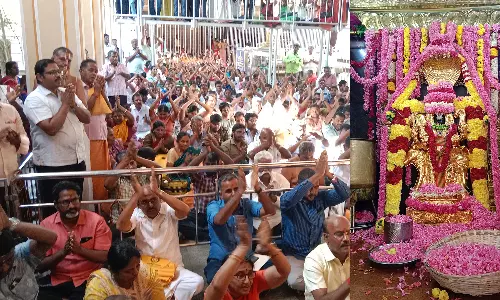 தாடிக்கொம்பு: சவுந்தரராஜ பெருமாள் கோவிலில் தேய்பிறை அஷ்டமி வழிபாடு