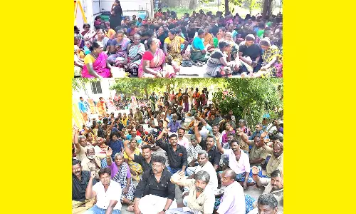 தூய்மை பணியாளர்கள் போராட்டம்