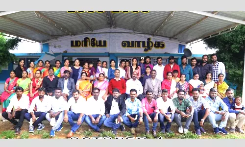 கோத்தகிரி உயர்நிலைப்பள்ளியில் முன்னாள் மாணவர்கள் சந்திப்பு