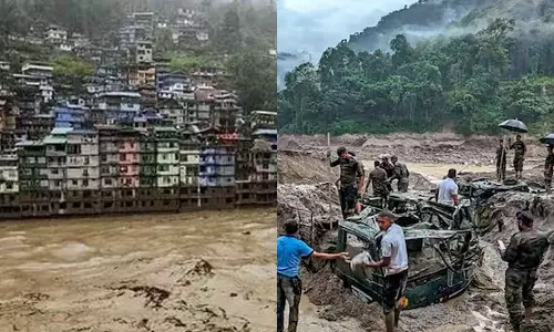 சிக்கிம் வெள்ளத்தில் சிக்கி 53 பேர் பலி: 140 பேரை காணவில்லை