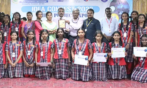 நெல்லை எப்.எக்ஸ். என்ஜினீயரிங் கல்லூரியில் பள்ளி மாணவர்களின் அறிவியல் கண்காட்சி