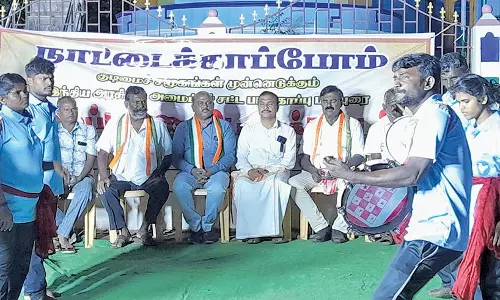 வள்ளியூர், நாங்குநேரி பகுதியில் காங்கிரஸ்  கலைப்பயண பிரசாரம்