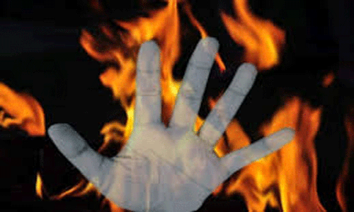 முதியவர் உடல் கருகி பலி