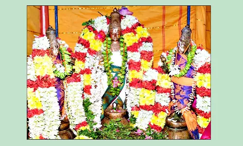 சோழவந்தான் ஜெனக நாராயண பெருமாள் கோவிலில் திருக்கல்யாணம்