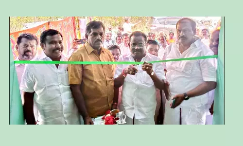 புதிதாக கட்டப்பட்ட நியாய விலைக்கடை கட்டிடம் திறப்பு