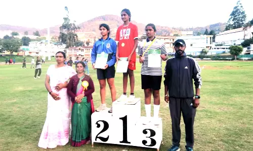 நீலகிரியில் பள்ளிகளுக்கு இடையேயான தடகள போட்டி