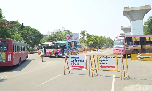 கோவை அவினாசி சாலையில் போக்குவரத்து மாற்றம் அமலுக்கு வந்தது