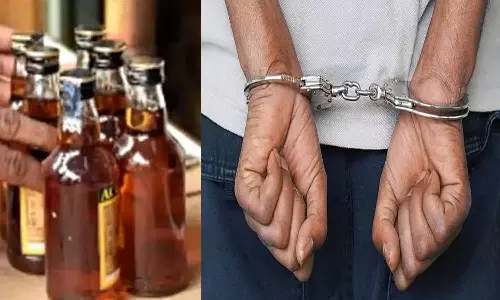 கர்நாடக மாநில மது விற்றவர் கைது