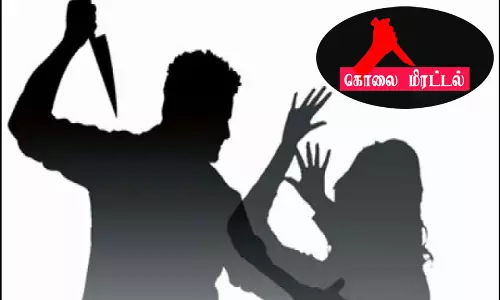 பெண்ணை தாக்கி கொலை மிரட்டல் விடுத்த 2 பேருக்கு வலை வீச்சு