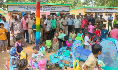 சிறை பணியாளர் குழந்தைகளுக்கு  காப்பகம்- மருத்துவமனை திறப்பு