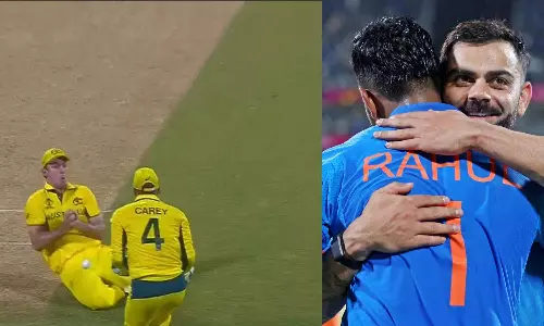 12 ரன்னில் தப்பித்த விராட் கோலி: இரண்டு சாதனைகளை பதிவு செய்தார்