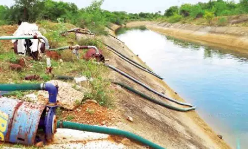 காண்டூர் கால்வாயில் தொடரும் தண்ணீர் திருட்டு