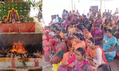 சின்னவீரம்பட்டி சக்தி வாராஹி அம்மன் கோவிலில் நவசண்டியாகம்